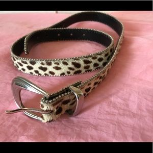 Faux Fur Belt